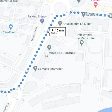 T2 Gare Tgv Spacieux Et Equipe Le Mans